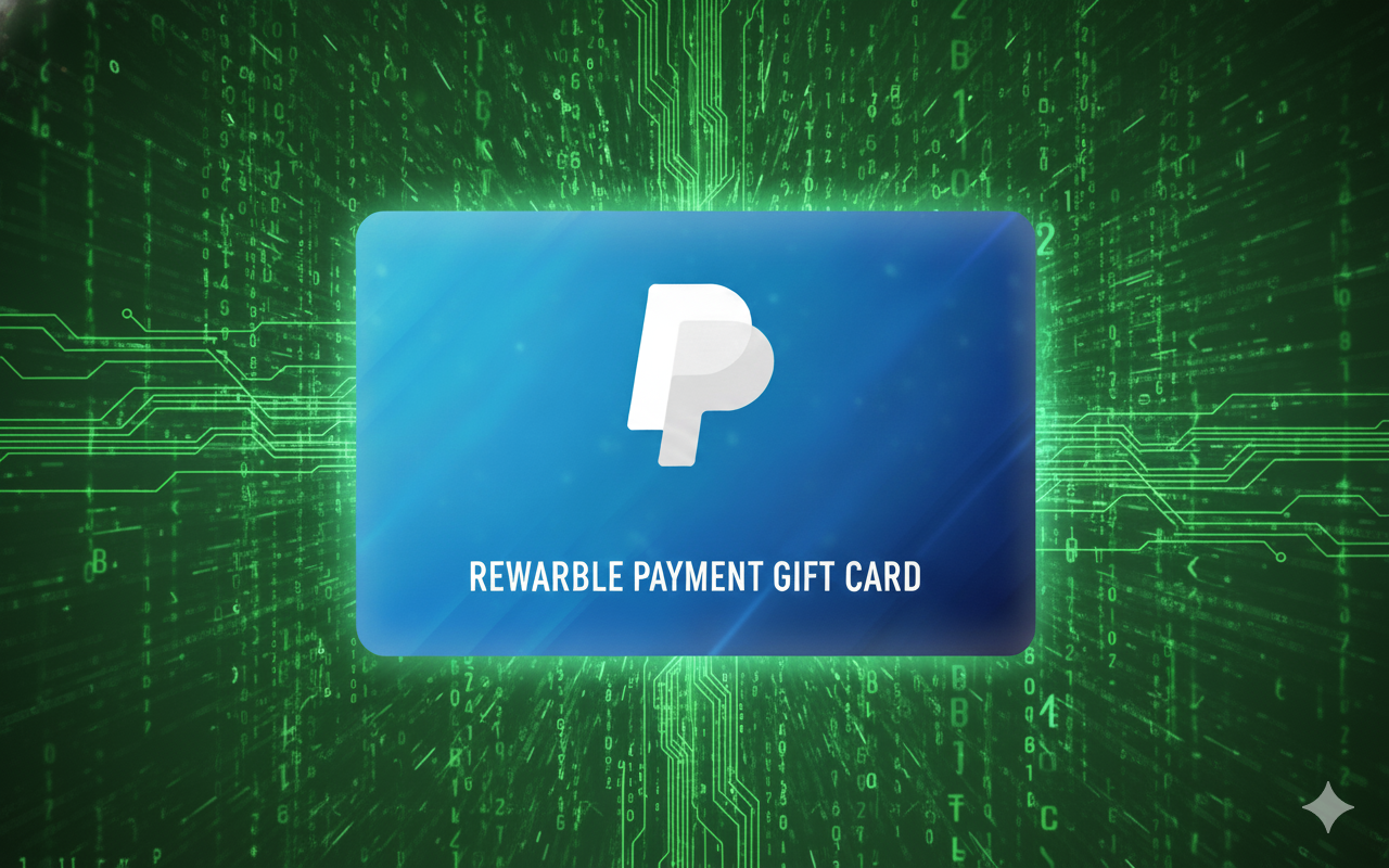 PAYPAL VIRTUAL REWARBLE 10 USD PREPAID [NO KYC] PAYMENT CARD EU/GLOBAL