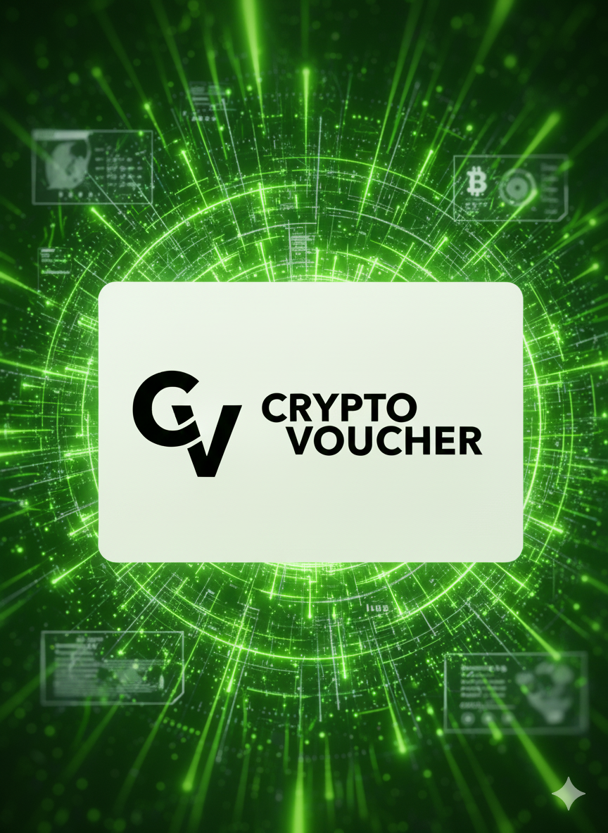 Virtueller Krypto-Gutschein im Wert von 25 USD (Prepaid-Krypto) [Keine KYC-Prüfung] Zahlungskarte EU/Global