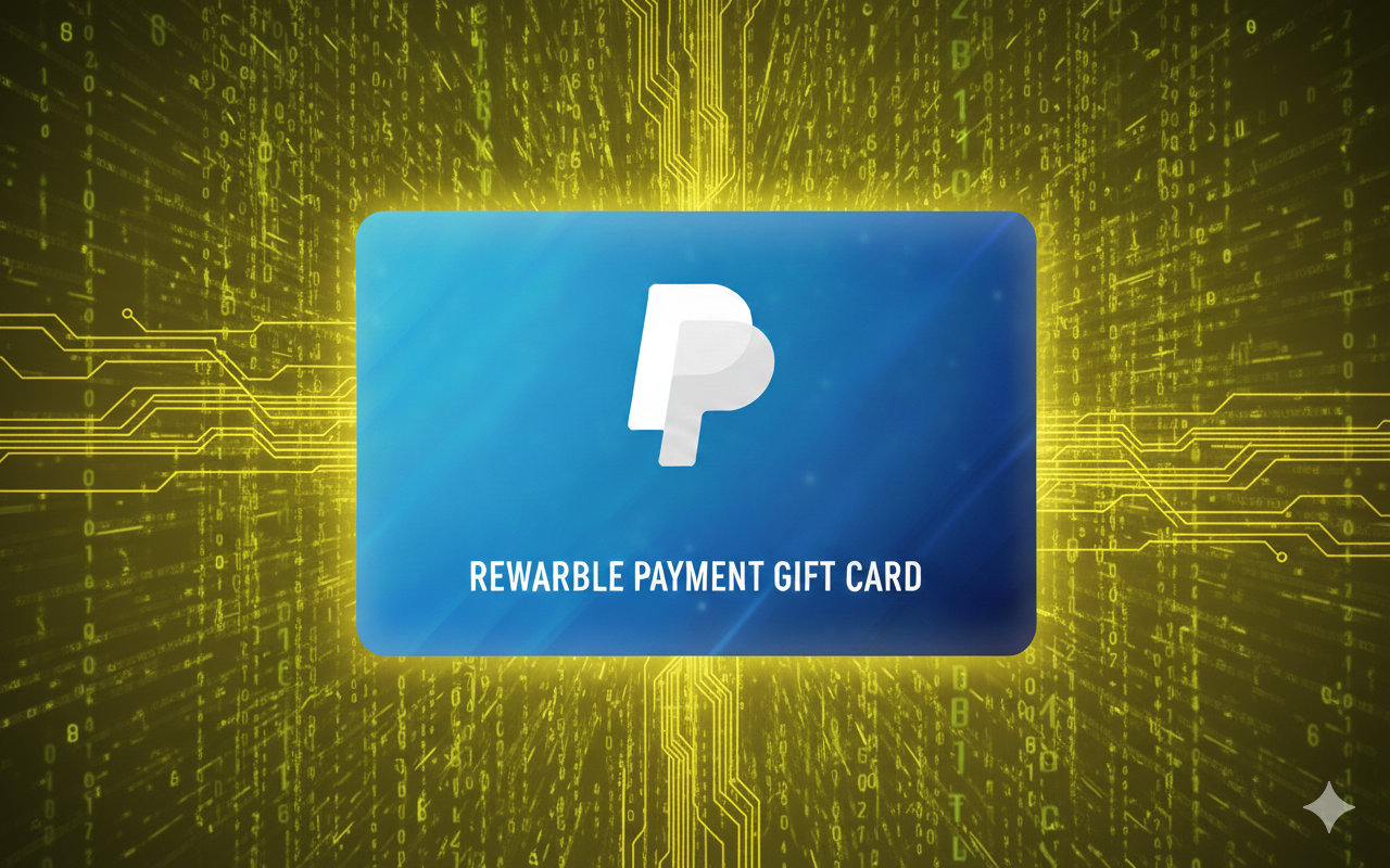 PAYPAL VIRTUAL REWARBLE 100 GBP PREPAID [NO KYC] PAYMENT CARD EU/GLOBAL